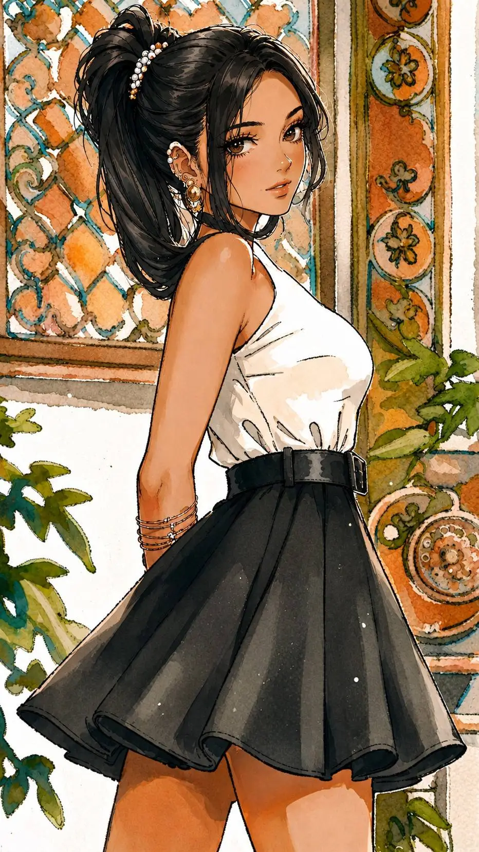ai character: ♡Maria✦ background