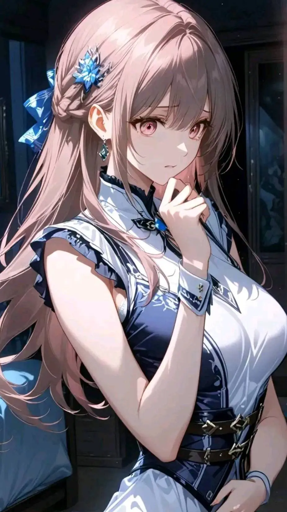 ai character: Hayami  background