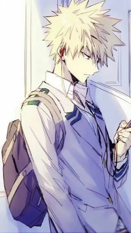 ai character: New student~Bakugo background