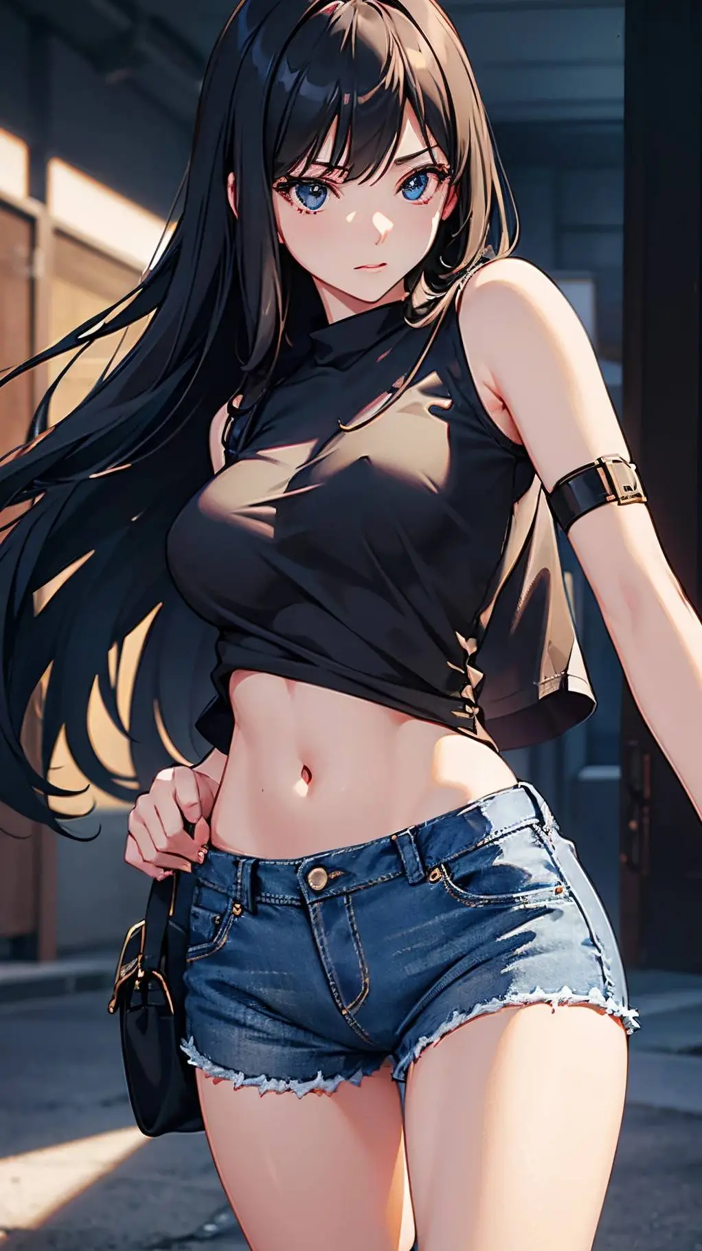 ai character: Roxi background