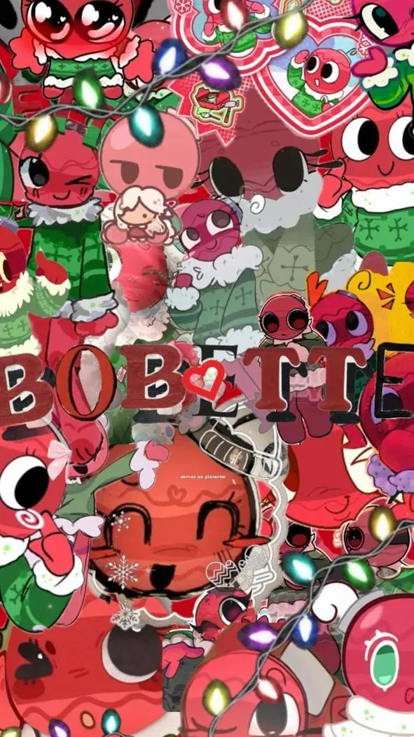 ai character: Christmas Toons background