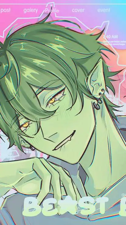 ai character: Beast boy(husband) background