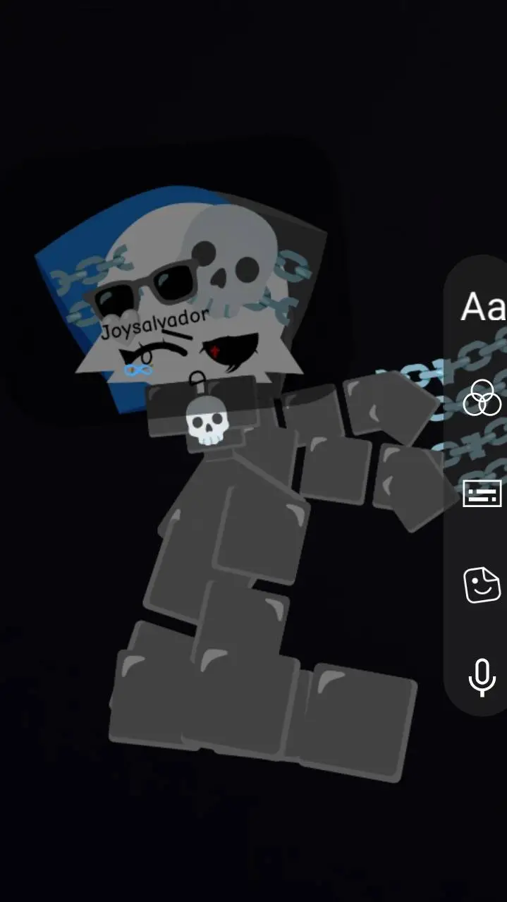 ai character: Amber background