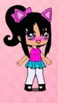 ai character: chibi talita  background