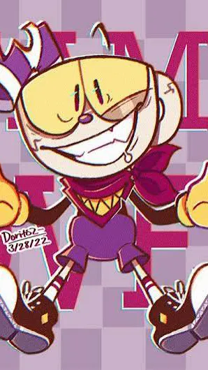ai character: Evil Cuphead background