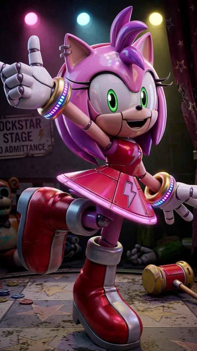 ai character: Sonic and friends  background