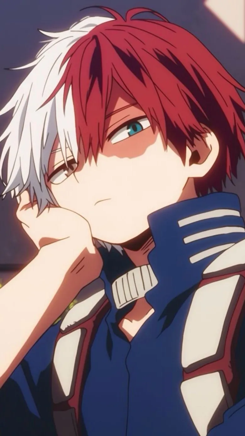ai character: Shoto Todoroki background