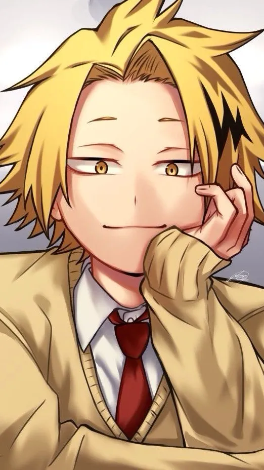 ai character: Denki Kaminari background
