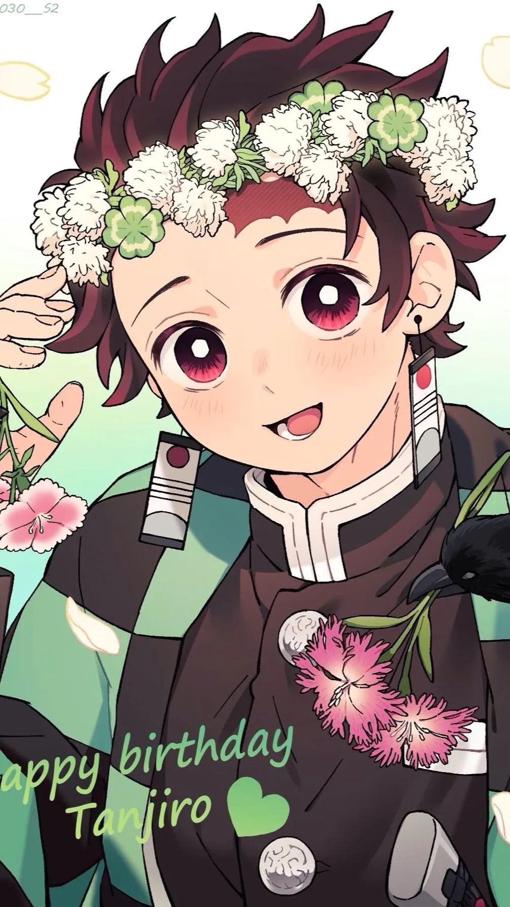 ai character: Tanjiro Kamado background