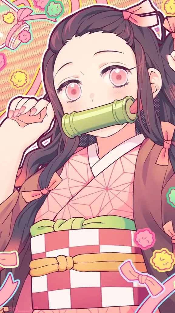 ai character: Nezuko Kamado background