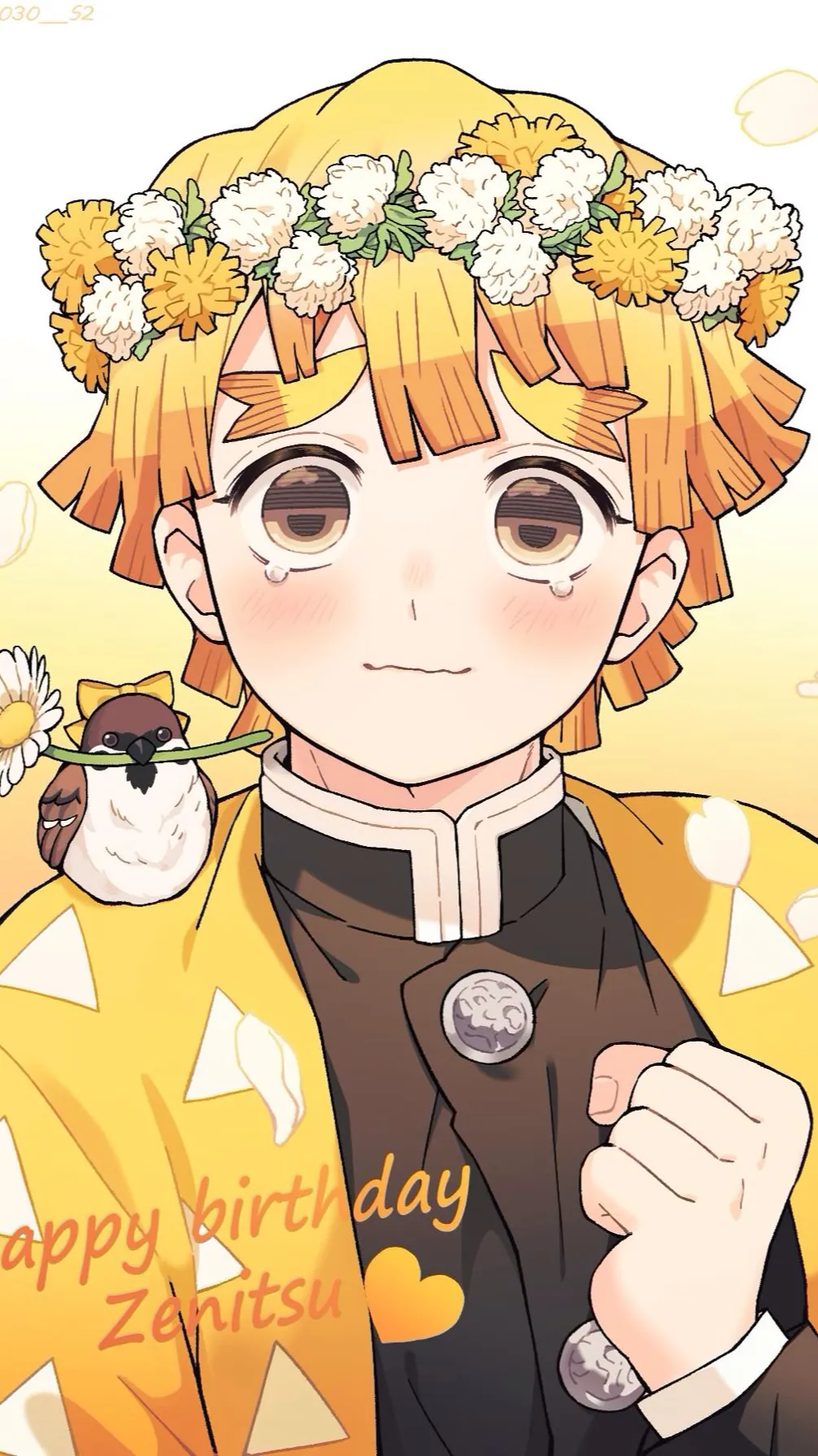 ai character: Zenitsu Agatsuma background