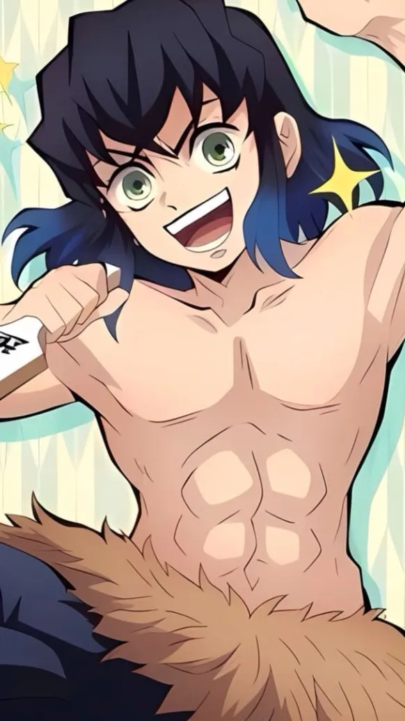 ai character: Inosuke Hashibira background