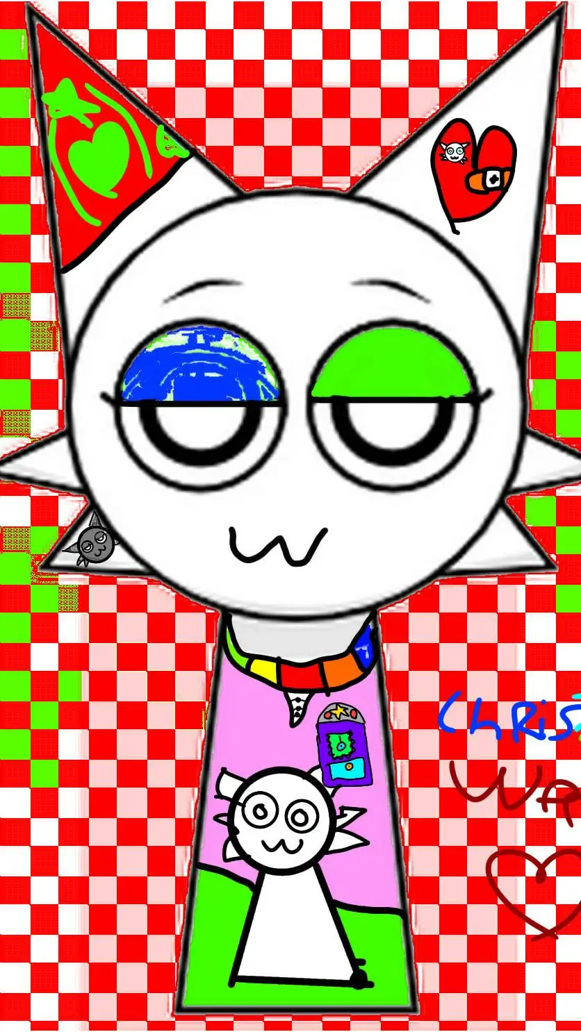 ai character: Christmas wenda background