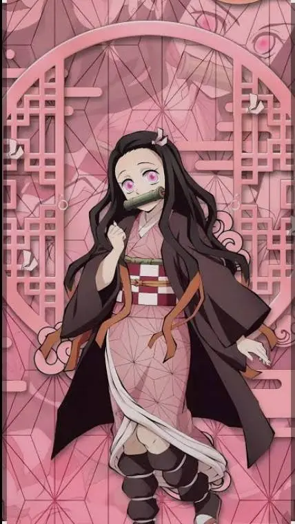 ai character: nezuko Kamado background