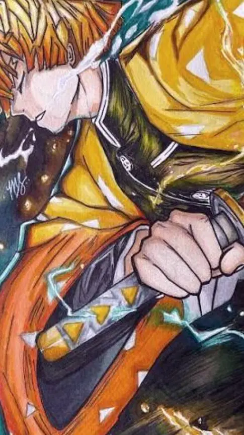 ai character: Zenitsu Agatsuma background