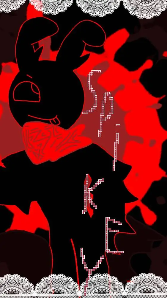 ai character: 🖤❤️Spikey🖤❤️ background