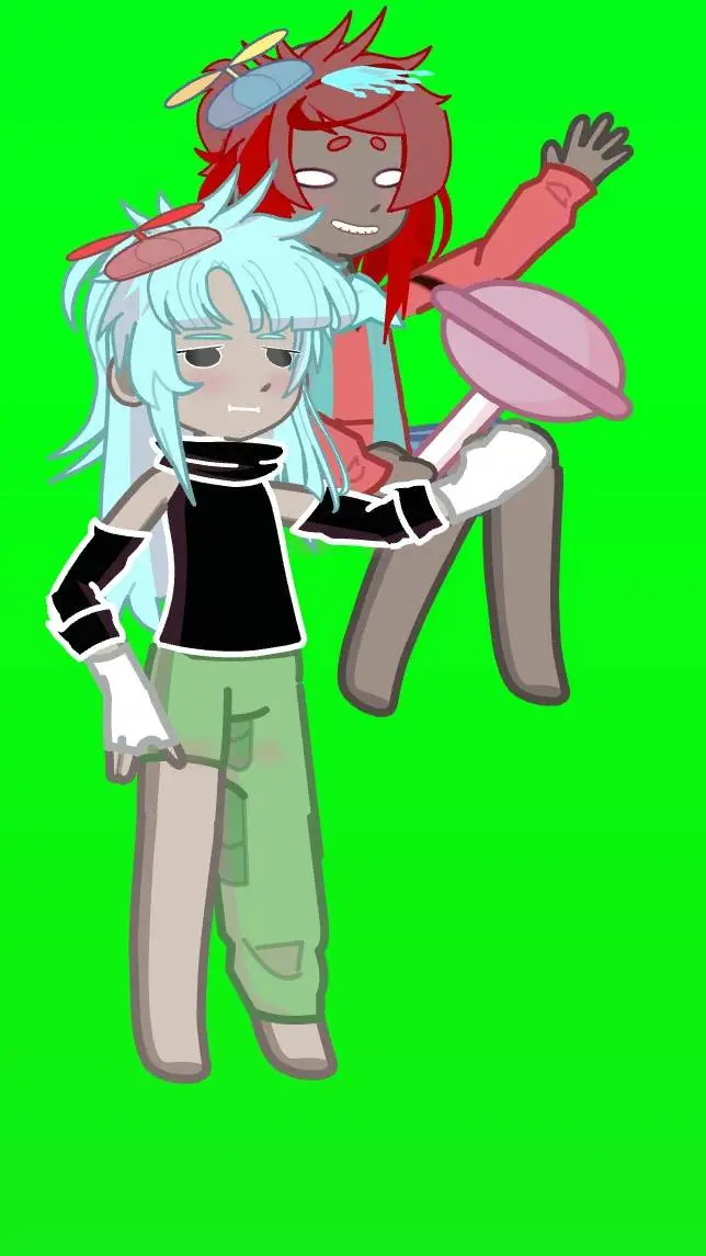 ai character: no hands trend background