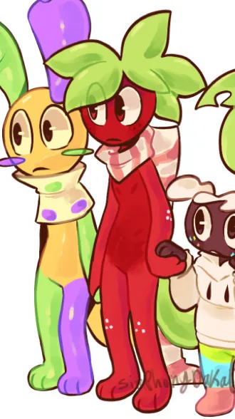 ai character: ~Funny Fruitcake~ background