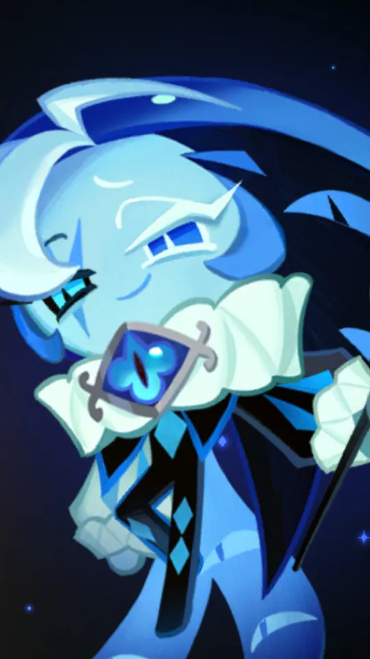 ai character: Shadow milk cookie background