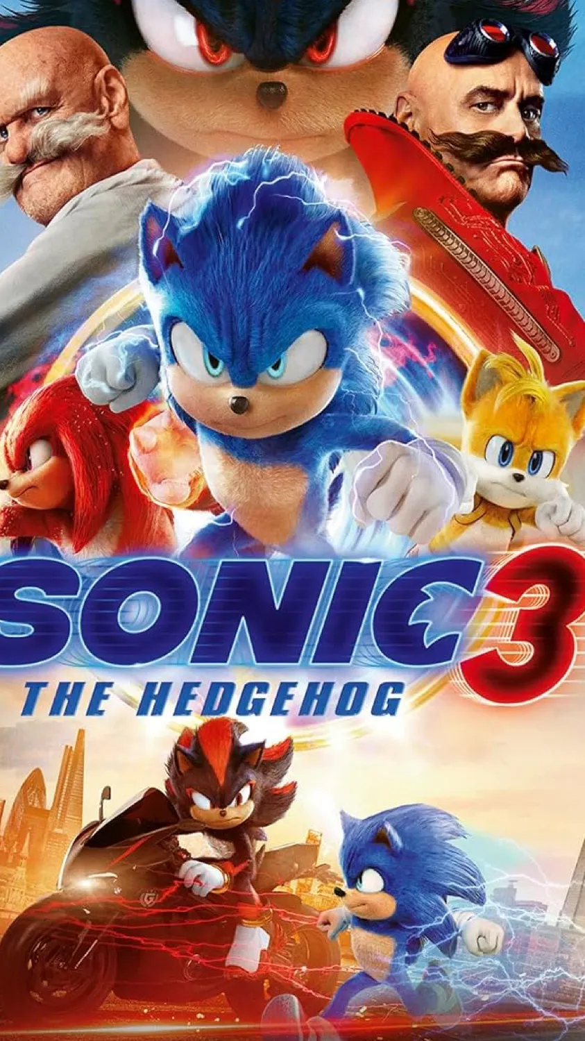 ai character: Sonic movie 3 background