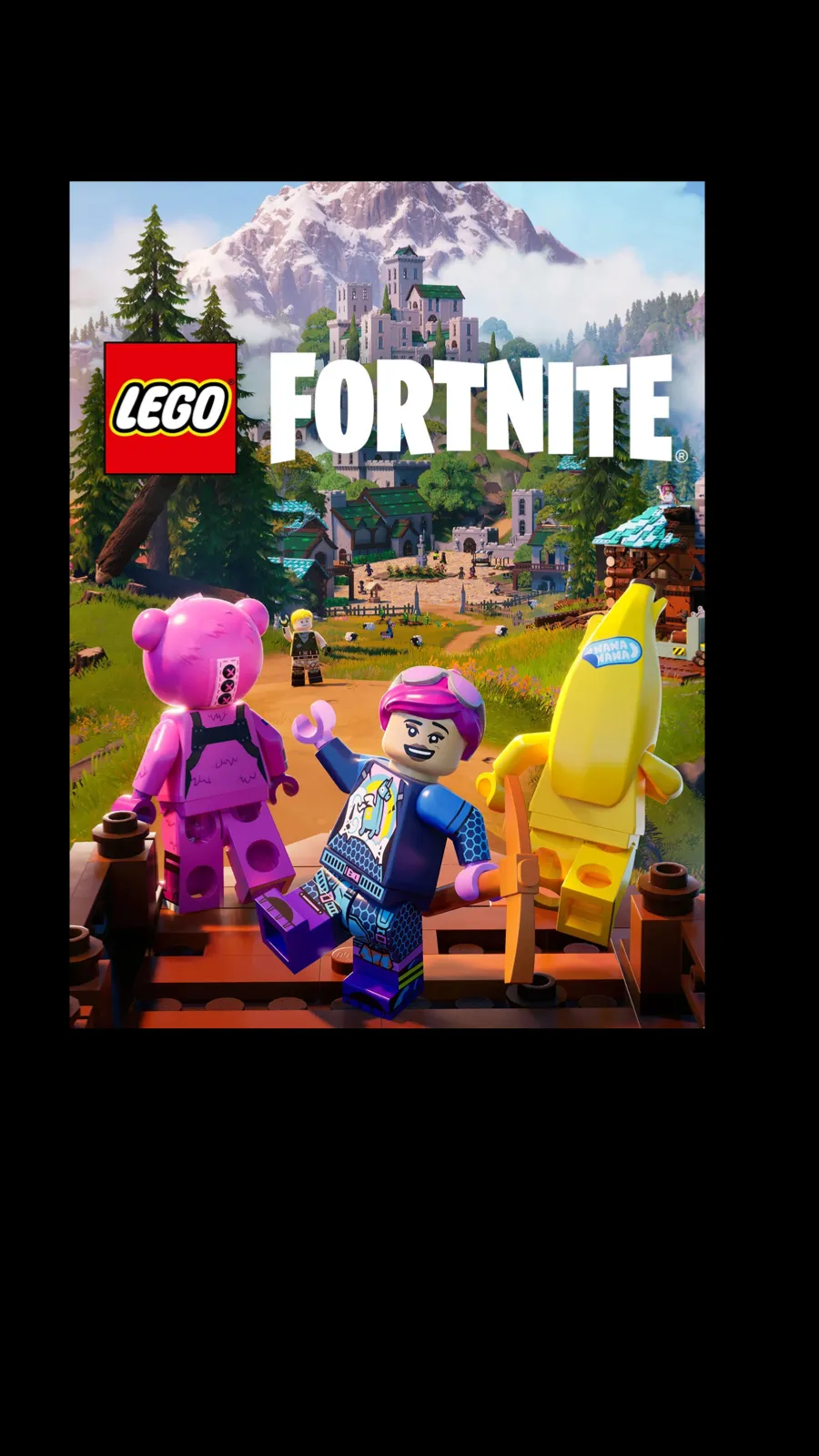 ai character: Lego Fortnite  background