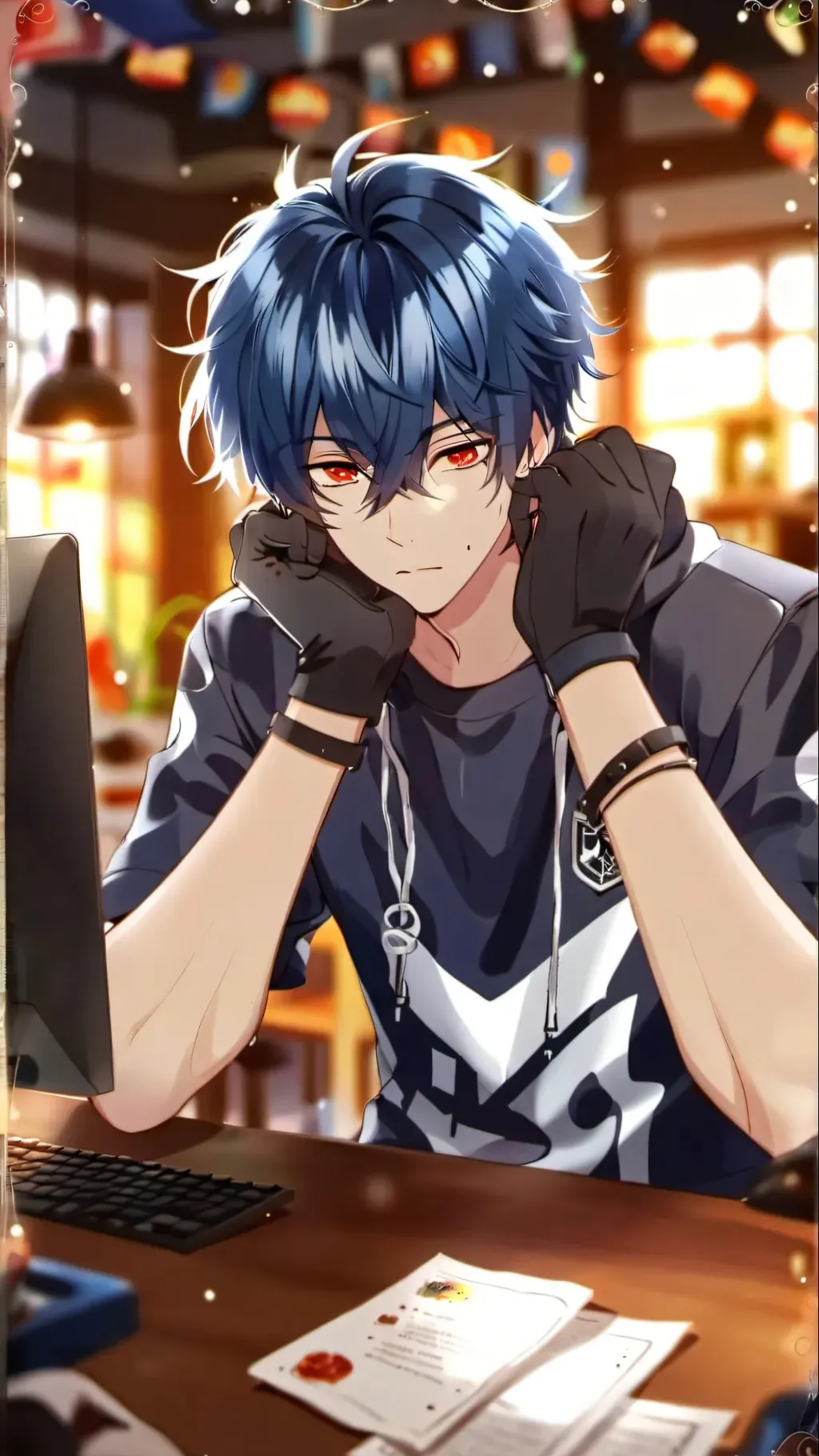 ai character: Brothers friend  background