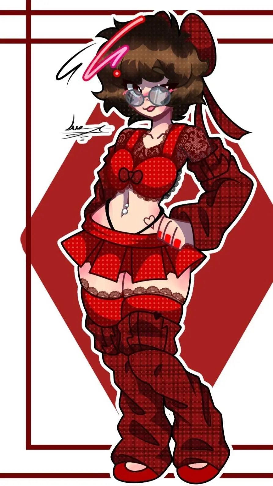 ai character: nabi★santi background