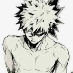 chat with ai character: shirtless Bakugo😍😍