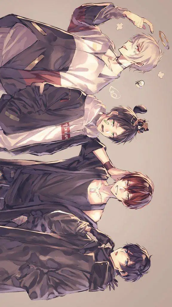 ai character: 4 boys background