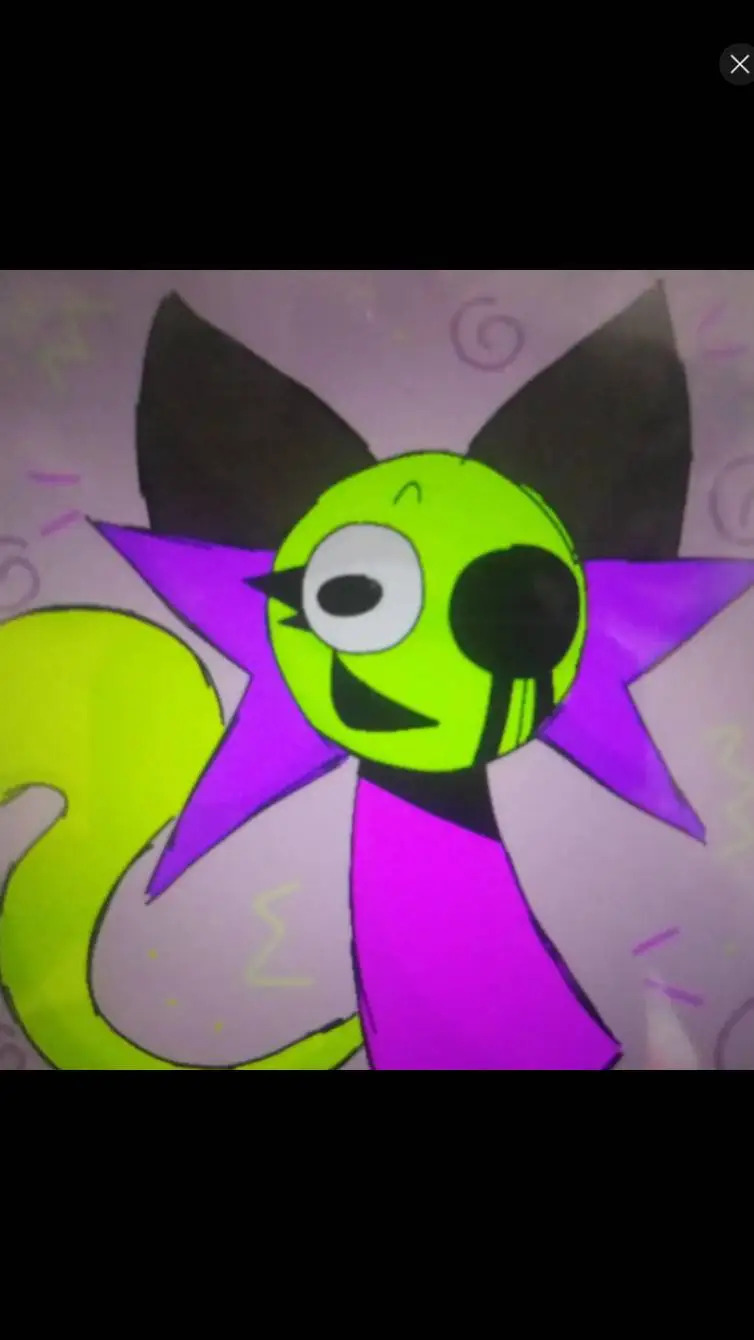 ai character: Acid background