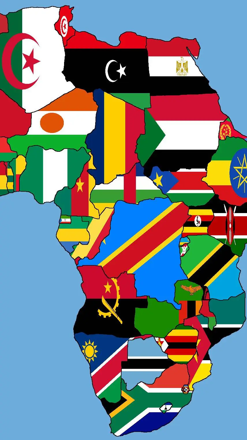 ai character: África background
