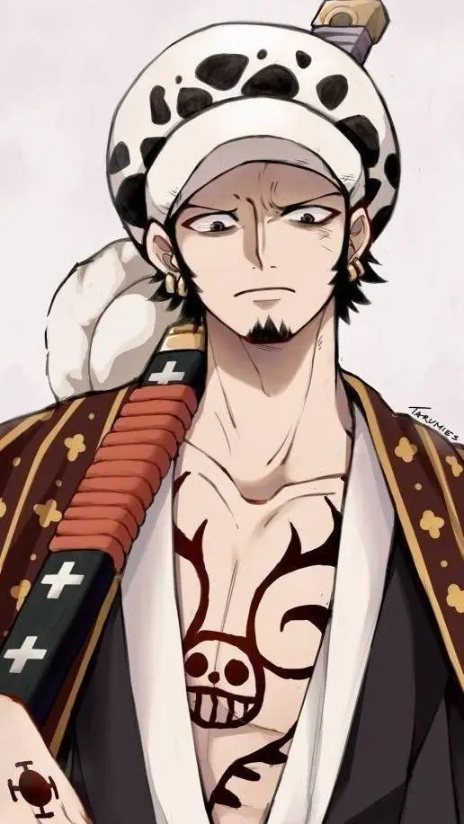 ai character: trafalgar law  background
