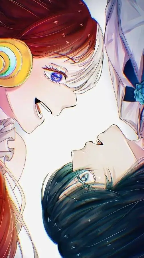 ai character: one piece red  background