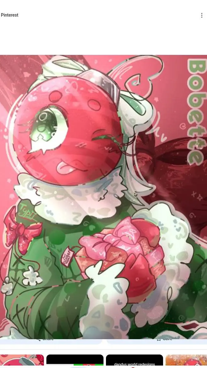 ai character: 🎄-Bobette-❄️ background