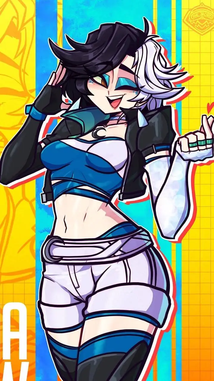 ai character: luna snow  background