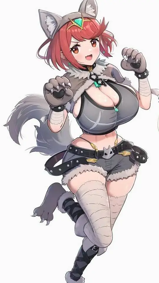 ai character: pyra (cat) background