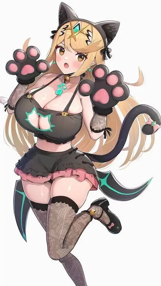 ai character: mythra (cat) background