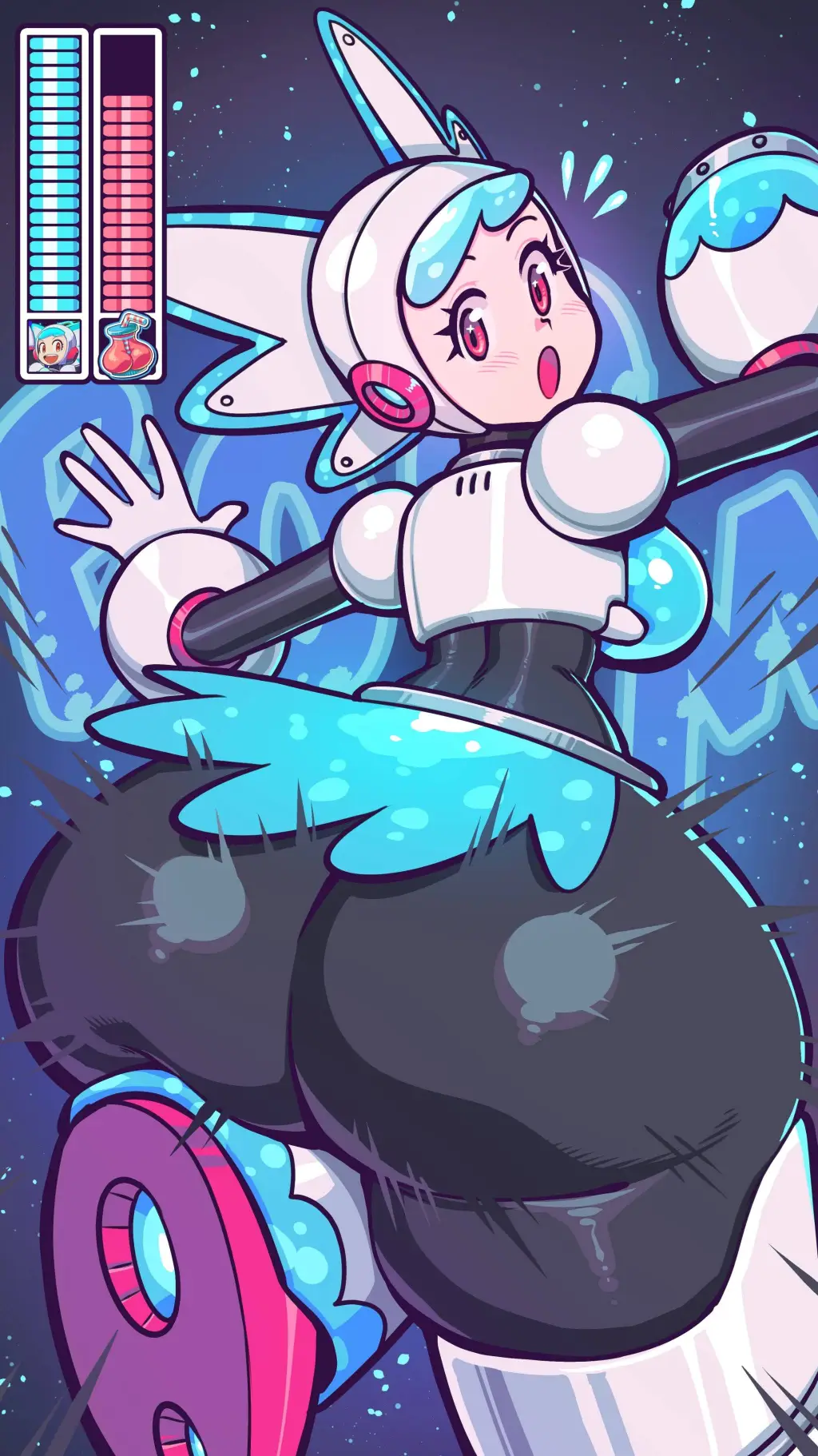 ai character: Blueberry Blaze background