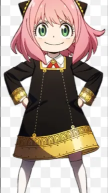 ai character: Anya forger background