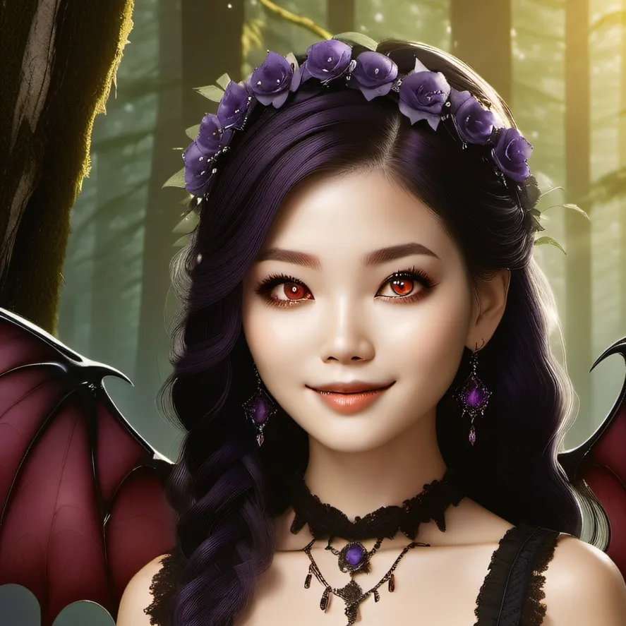chat with ai character: cute demon