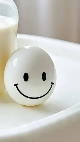ai character: eggy background