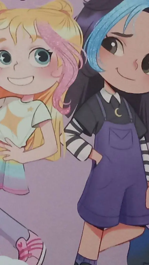 ai character: iris y luna background