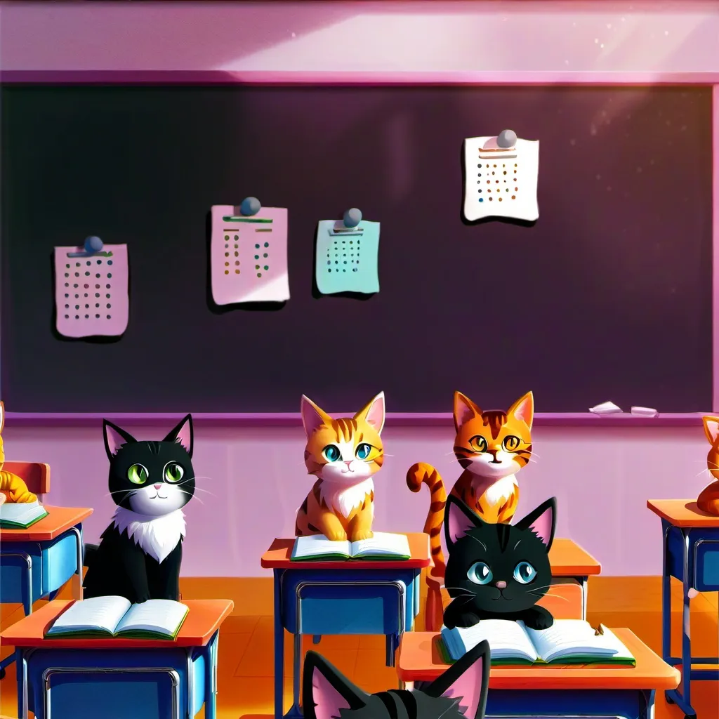 chat with ai character: clase de gatos