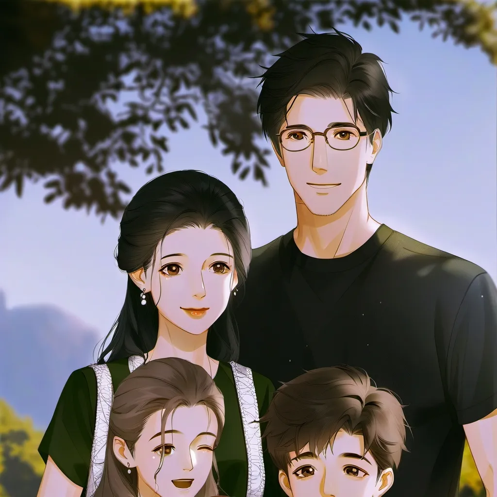 chat with ai character: a family