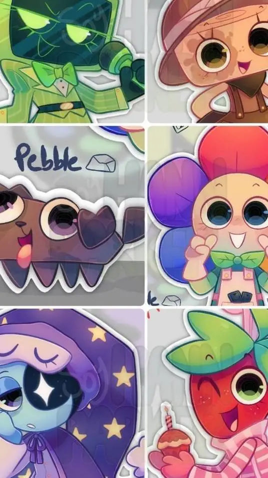 ai character: dandy's world  background