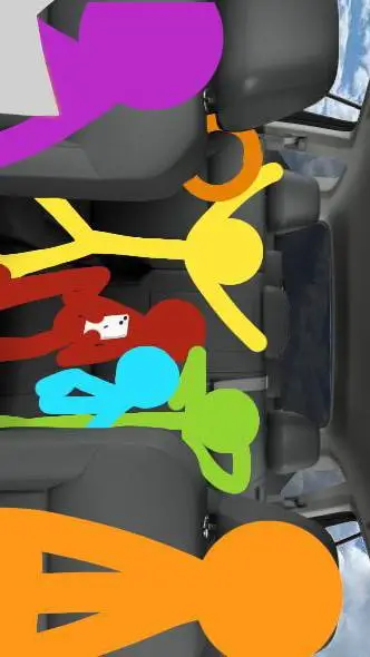 ai character: stick mana x car background