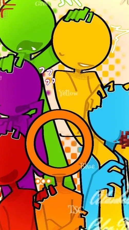 ai character: bluellow x baby?  background