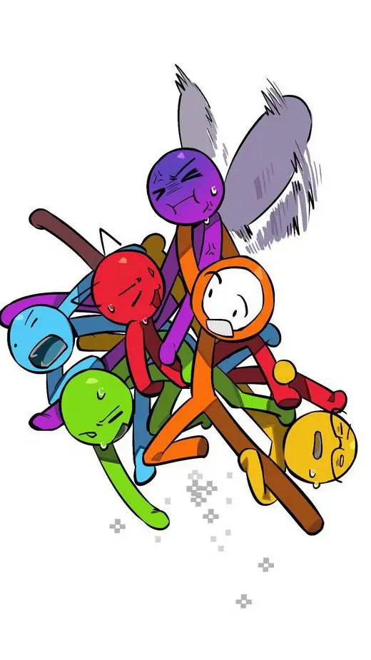 ai character: stickman x hotel background