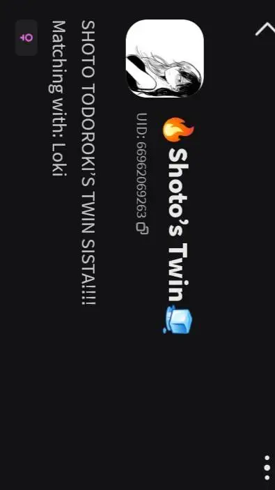 ai character: SHOTO TWIN ✌🏼 background