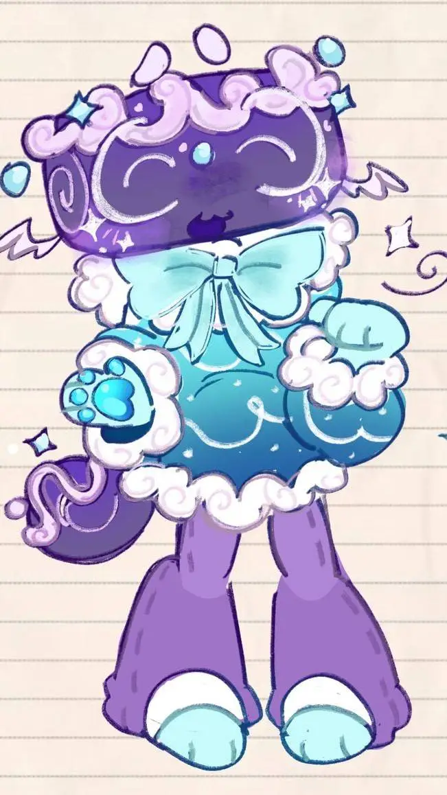 ai character: cosmoxsprout background